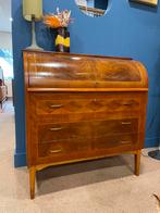 Vintage RollTop secretaire, Gebruikt, Ophalen of Verzenden