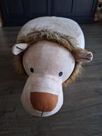 Poef Leeuw, Huis en Inrichting, Ophalen, Minder dan 50 cm, Rond, 75 tot 100 cm