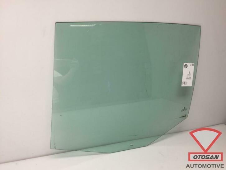 vw golf v 5 05 09 ruit raam portier deur links achter, Auto-onderdelen, Ruiten en Toebehoren, Volkswagen, Gebruikt, Ophalen of Verzenden