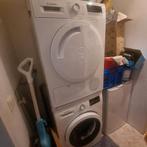 Bosch wasmachine en condensdroger + opvouwplank, Ophalen, Zo goed als nieuw, Condens