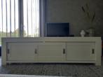 TV kast meubel wit ral 9010 Vermeer meubelen, 150 tot 200 cm, Minder dan 100 cm, 25 tot 50 cm, Landelijk modern