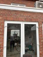 Kunststof openslaande tuindeuren direct Leverbaar, Doe-het-zelf en Verbouw, Kozijnen en Schuifpuien, Kunststof, Gebruikt, Deurkozijn