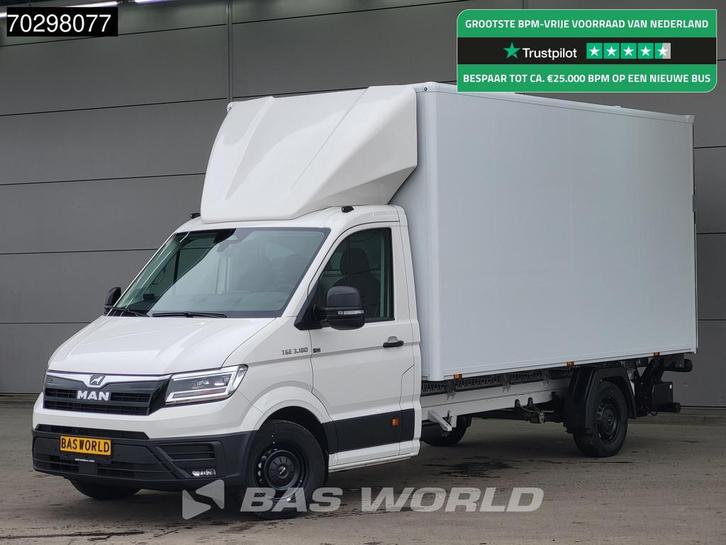 MAN TGE 3.180 Automaat Laadklep Bakwagen 2025 Facelift Navi, Auto's, Bestelauto's, Bedrijf, Te koop, Airconditioning, Bochtverlichting