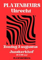 Platenbeurs Utrecht zondag 3 augustus Janskerkhof, Cd's en Dvd's, Vinyl Singles, Ophalen, Zo goed als nieuw, Nederlandstalig