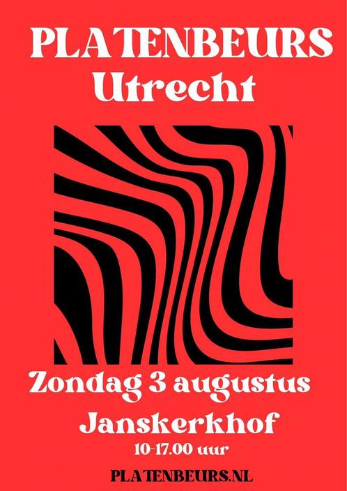 Platenbeurs Utrecht zondag 3 augustus Janskerkhof, Cd's en Dvd's, Vinyl Singles, Zo goed als nieuw, Nederlandstalig, Ophalen