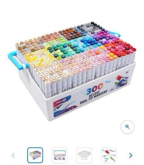 alcoholmarkers /twinmarkers 300 set, Hobby en Vrije tijd, Knutselen, Zo goed als nieuw, Materiaal, Ophalen