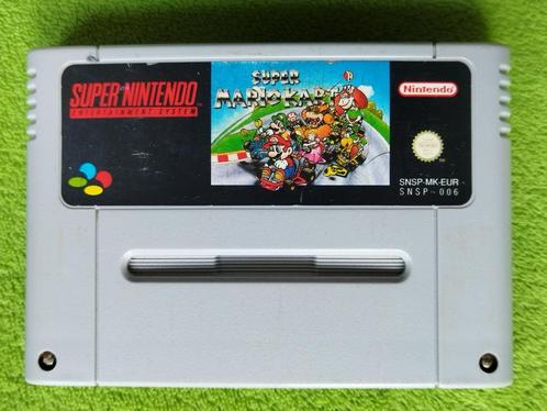 Super Mario Kart - Super Nintendo SNES, Spelcomputers en Games, Games | Nintendo Super NES, Gebruikt, Racen en Vliegen, 2 spelers