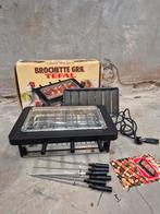 vintage tefal electrische brochette gril bbq roterende spies, Ophalen of Verzenden, Zo goed als nieuw, Tefal