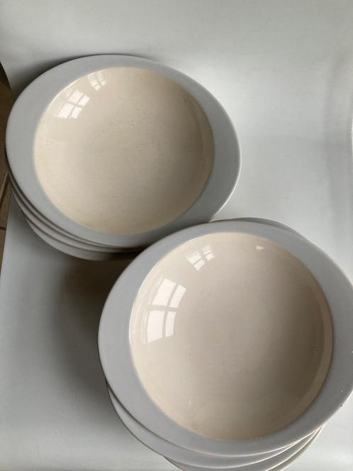 Fris Edam 8 Symfonie vintage ovale diepe borden jaren 60, Huis en Inrichting, Keuken | Servies, Gebruikt, Bord(en), Overige stijlen