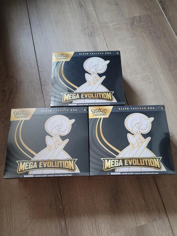 Pokémon Mega Evolution Elite Trainer Box Gardevoir, Hobby en Vrije tijd, Verzamelkaartspellen | Pokémon, Nieuw, Foil, Ophalen