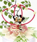 Zeer mooie Mickey & Minnie taart topper., Ophalen of Verzenden, Nieuw, Versiering, Geboorte of Huwelijk