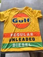 Gulf Oil regular unleaded diesel heren T-Shirt Maat XL, Ophalen of Verzenden, Nieuw, Maat 56/58 (XL)