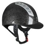 Zwarte Horka Arrow Graphic glanzende cap maat 54 56 en 59, Dressuur, Nieuw, Ophalen of Verzenden, Info@horka.com