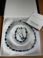 Coeur de Lion blauw set - Kerstcadeau!, Sieraden, Tassen en Uiterlijk, Met kristal, Overige materialen, Blauw, Ophalen of Verzenden