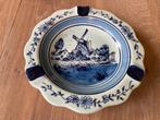 Delfts Blauwe asbak, aardewerk, handgeschilderd, Ø20cm, Ophalen of Verzenden, Gebruikt, Asbak