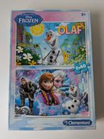 Disney Frozen puzzel - 2x 60 stukjes - keurige staat, Ophalen of Verzenden, Meer dan 50 stukjes, Zo goed als nieuw