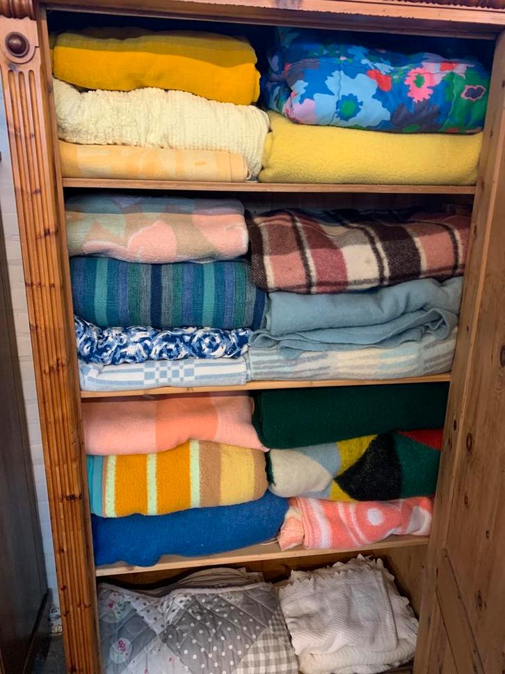 Dekens diversen oude wollen dekens 25 euro per stuk., Kinderen en Baby's, Dekens, Slaapzakjes en Inbakerproducten, Ophalen of Verzenden