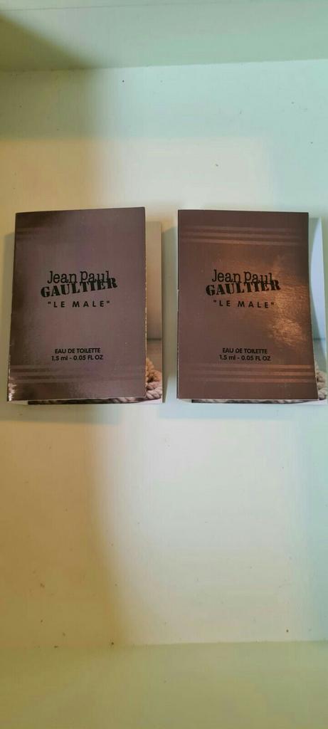 Jean Paul Gaultier le male eau de toilette 2x1,5ml, Sieraden, Tassen en Uiterlijk, Uiterlijk | Parfum, Nieuw, Ophalen of Verzenden