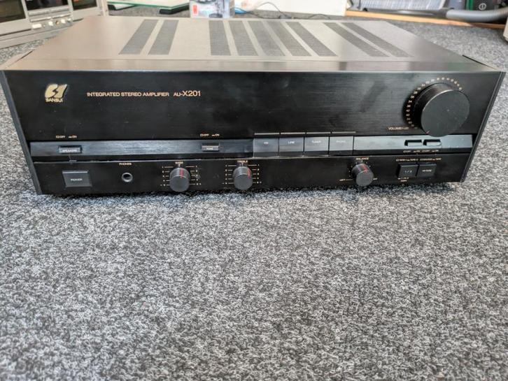 Sansui AU-X201 audio versterker, Audio, Tv en Foto, Versterkers en Receivers, Zo goed als nieuw, Stereo, 60 tot 120 watt, Overige merken