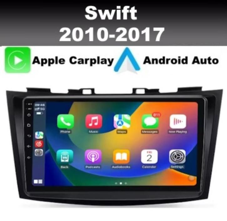 Suzuki Swift 2010-2017 navigatie android 15 apple carplay, Auto diversen, Autoradio's, Nieuw, Ophalen of Verzenden