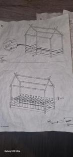 Kinder bed  compleet, Kinderen en Baby's, Kinderkamer | Bedden, Ophalen of Verzenden, Zo goed als nieuw, 180 cm of meer, 85 tot 100 cm