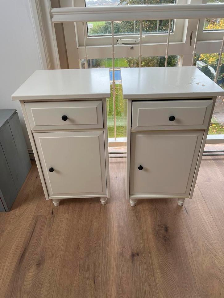 2x Nachtkastjes met lade - opknapper, Huis en Inrichting, Slaapkamer | Nachtkastjes, Gebruikt, 55 tot 70 cm, Minder dan 45 cm