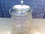 Antieke glazen Engelse koekjes pot uit Sheffield uit  1910., Ophalen of Verzenden