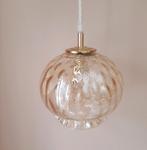 Vintage bubble bol lamp | Jaren 60 amberkleur lamp |, Ophalen of Verzenden, Minder dan 50 cm