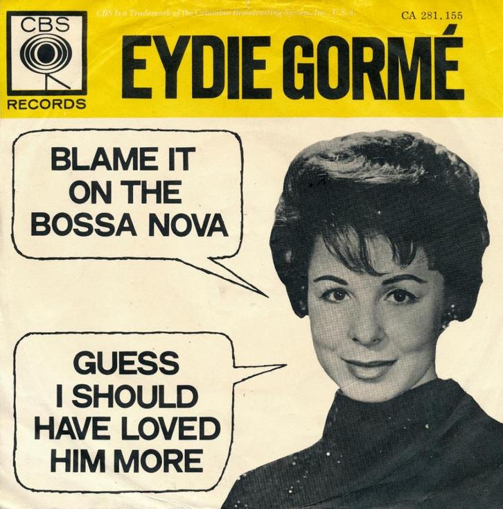 035 Eydie Gormé - Blame it on the bossa nova (kopie hoes), Cd's en Dvd's, Vinyl Singles, Gebruikt, Single, Pop, 7 inch, Ophalen of Verzenden