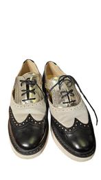 Unieke Geox Tricolor Platform Brogues - Maat 37, Geox, Schoenen met lage hakken, Overige kleuren, Verzenden