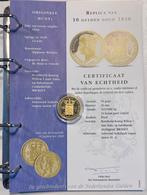 Replica 10 Gulden Goud 1828 met Certificaat, Postzegels en Munten, Munten | Nederland, Koning Willem I, Losse munt, 10 gulden