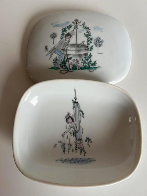 Vintage Rosenthal Sierradendoos ‘Lovers Redding Put’ Peynet, Antiek en Kunst, Antiek | Porselein, Ophalen of Verzenden