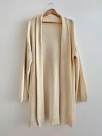 Lang grof gebreid vest katoen acryl crème ecru Sukha, Ophalen of Verzenden, Zo goed als nieuw, Maat 46/48 (XL) of groter, Beige