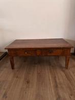 Houten tafel laag model, Ophalen, Gebruikt, 100 tot 150 cm, Teakhout