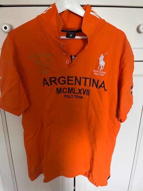 Montazinni Polo – maat 3XL –, Kleding | Heren, Polo's, Gedragen, Oranje, Ophalen of Verzenden