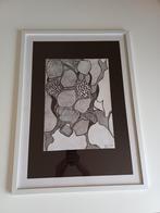 Abstracte tekening in lijst, Ophalen