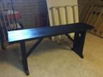 Zwart bankje, Ophalen, Gebruikt, Hout