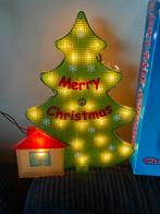 Vintage Kerstboom met verlichting, Ophalen of Verzenden