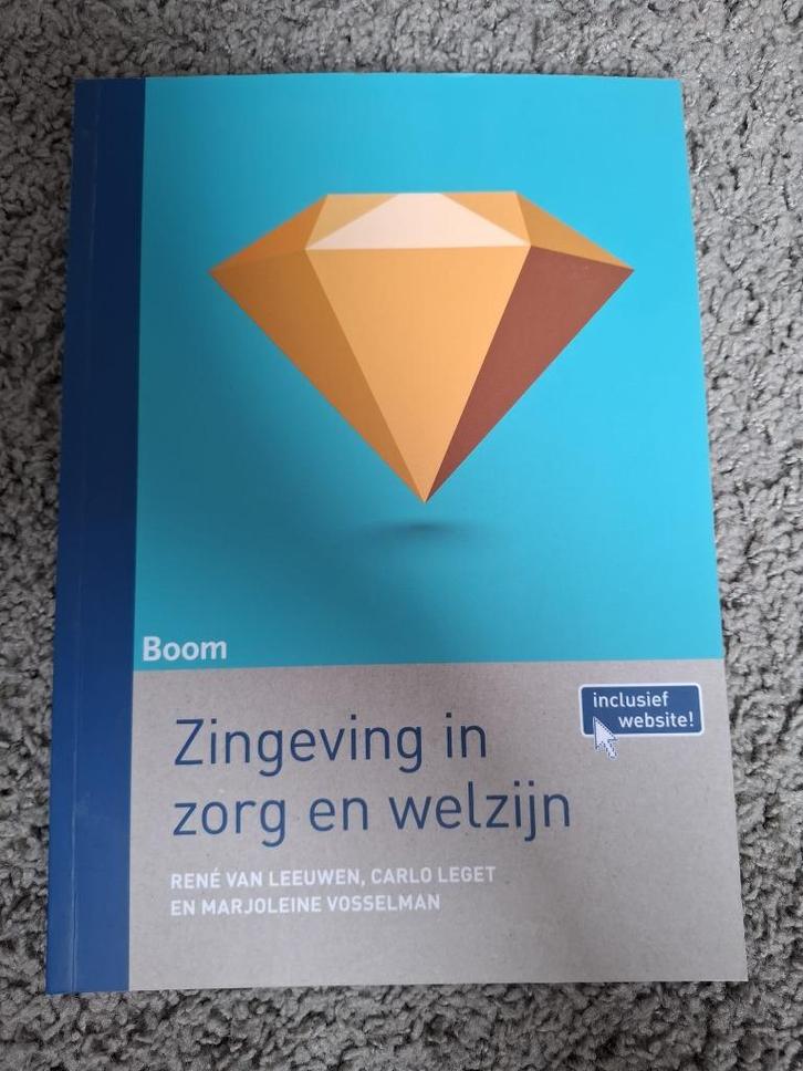 Zingeving in zorg en welzijn, Boeken, Studieboeken en Cursussen, Zo goed als nieuw, HBO, Beta, Ophalen of Verzenden