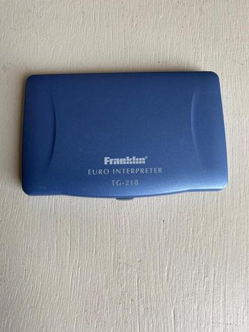 Franklin Euroconverter, Rekenmachine, Databank TG-218  beschikbaar voor biedingen