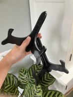 Bord borden standaards standaard zwart hout twee 2 stuks, Antiek en Kunst, Ophalen of Verzenden