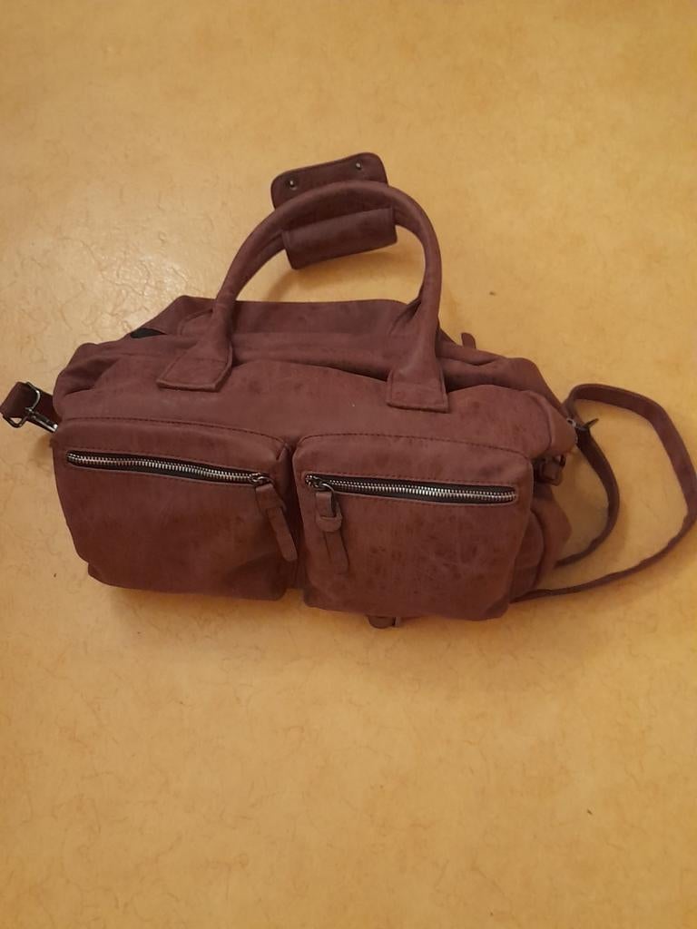 Wimona Schoudertas handtas bordeaux Rood zo goed als nieuw, Ophalen of Verzenden, Zo goed als nieuw, Rood, Handtas