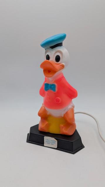Vintage Disney nachtlampje Mickey Donald Duck (1977 beschikbaar voor biedingen