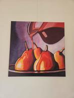 Schilderij Peren met Siroop - 60x60, Ophalen of Verzenden