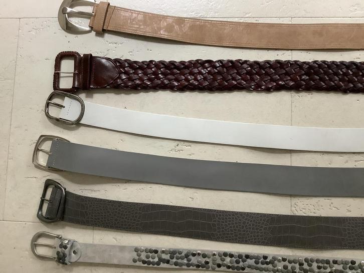 9 mooie dames riemen riem ceintuur ceintuurs, Kleding | Dames, Riemen en Ceinturen, Zo goed als nieuw, 90 tot 100 cm, Overige kleuren