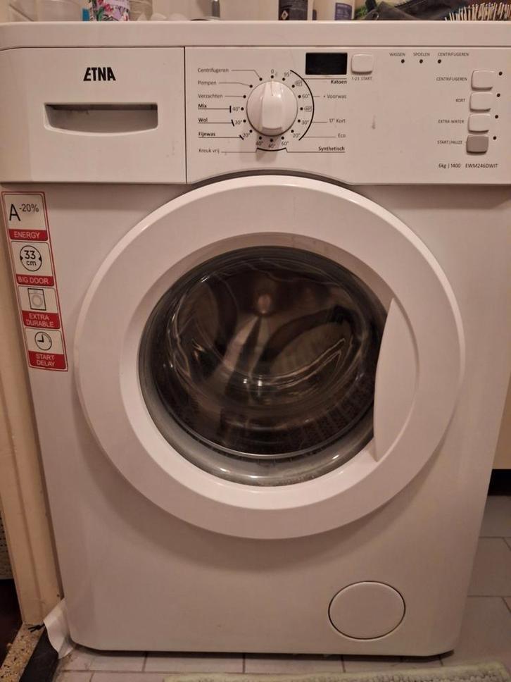 Etna Wasmachine - kapot, Witgoed en Apparatuur, Wasmachines, Niet werkend, Voorlader, 4 tot 6 kg, 85 tot 90 cm, 1200 tot 1600 toeren