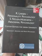Persoonlijkheids- & Abnormale Psychologie - Leiden Editie, Ophalen of Verzenden, Gelezen, Persoonlijkheidsleer, R. Larsen, S. Nolen-Hoeksema