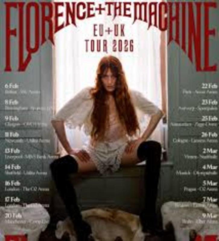 Florence and the Machine Amsterdam Tickets, Tickets en Kaartjes, Concerten | Overige, Drie personen of meer, Februari