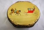 vintage blikken doos ALBERT HEIJN Zaandam koets paarden blik, Verzamelen, Blikken, Ophalen, Gebruikt, Overige, Overige merken