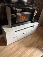 Witte tv meubel (zonder haard), Huis en Inrichting, Kasten | Televisiemeubels, Ophalen of Verzenden, Zo goed als nieuw, 25 tot 50 cm